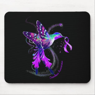 Hummingbird Halten Sie Lila Multifunktionsleisten- Mousepad