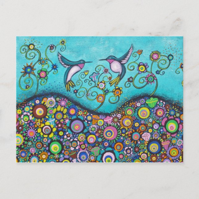 Hummingbird Haven Postcard Postkarte (Vorderseite)