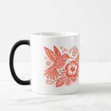 Hummingbird & Hibiskus Kaffeemaschine Tasse