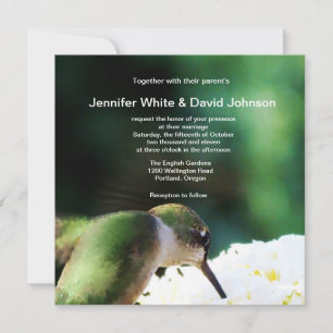 Hummingbird Hochzeitseinladung Einladung