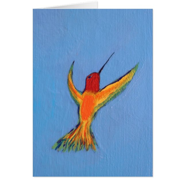 Hummingbird in blau (Vorne)