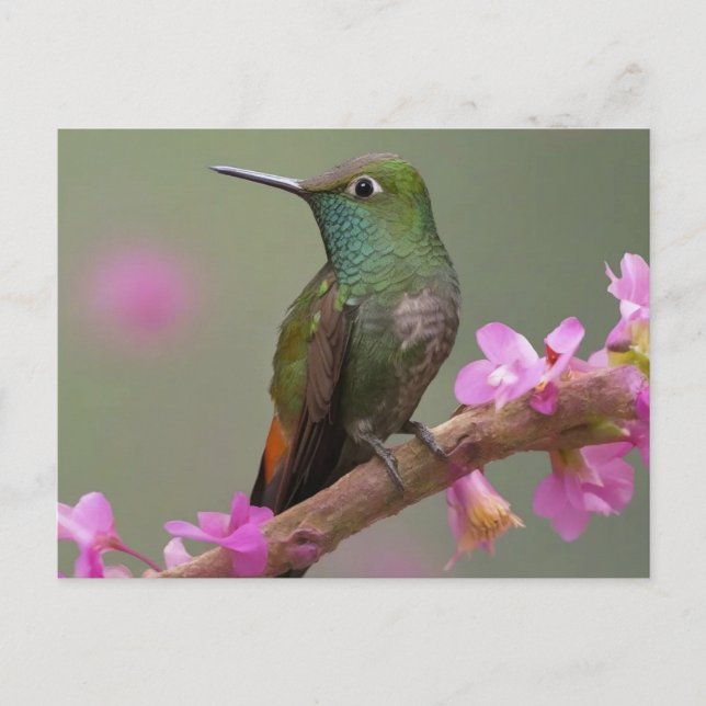 Hummingbird in der Erholung Postkarte (Vorderseite)