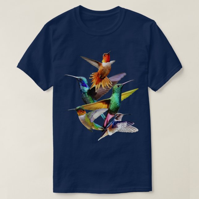 Hummingbird in Flight Hummingbird - Geschenk I Lie T-Shirt (Design vorne)