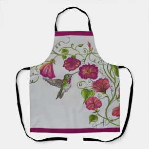 Hummingbird in rosa Schürze