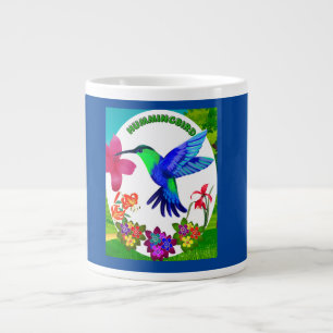 Hummingbird inmitten der Schönheit der Natur, Sere Jumbo-Tasse