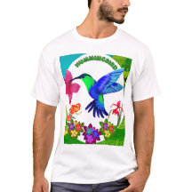Hummingbird inmitten der Schönheit der Natur, Sere