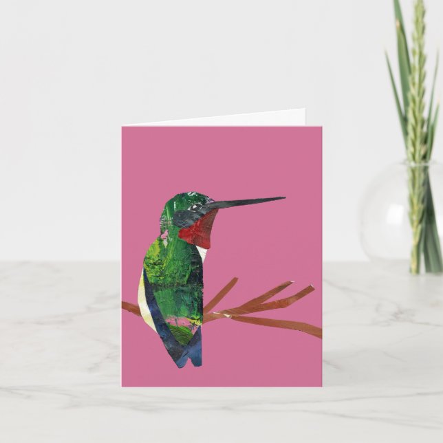 Hummingbird-Karte Dankeskarte (Vorderseite)