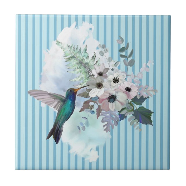 Hummingbird Keramik Tile Fliese (Vorderseite)