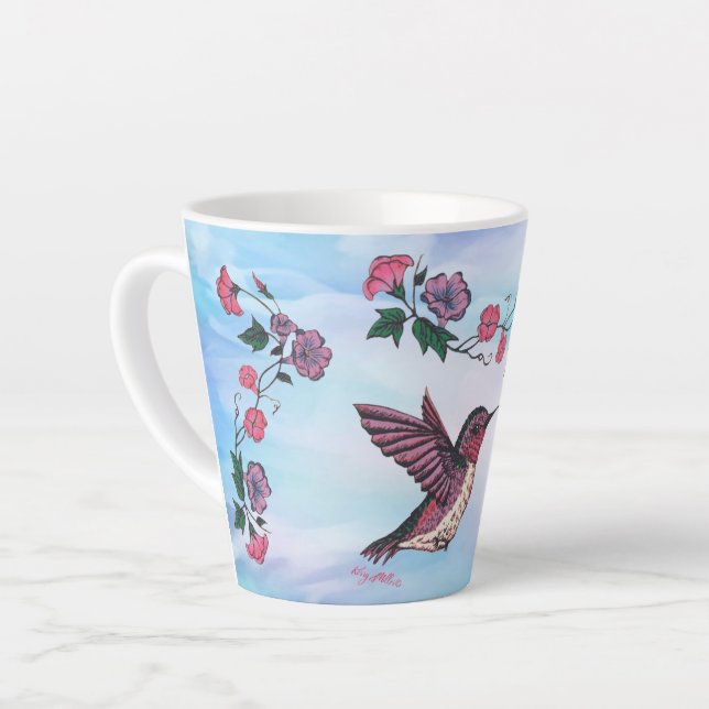 Hummingbird Latte Tasse (Linke Ecke)