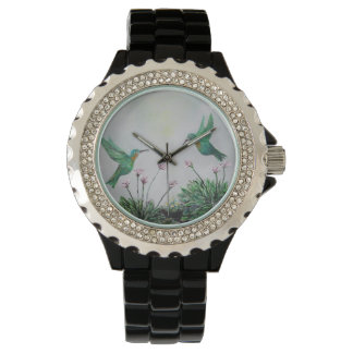 Hummingbird-Liebe Armbanduhr