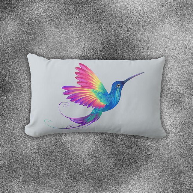Hummingbird Liebe, Freude und gutes Glück | Lendenkissen (Von Creator hochgeladen)