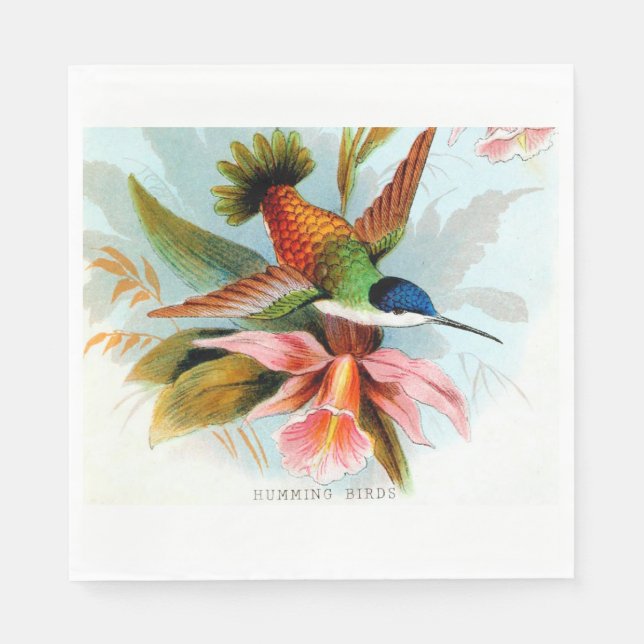 Hummingbird Luncheon Napkins Serviette (Vorderseite)