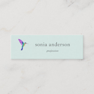 Hummingbird Mini Business Card Visitenkarte