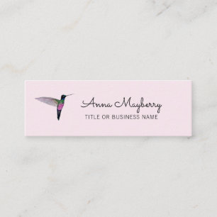 Hummingbird Mini Business Card Visitenkarte