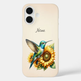 Hummingbird mit Blume Case-Mate iPhone Case