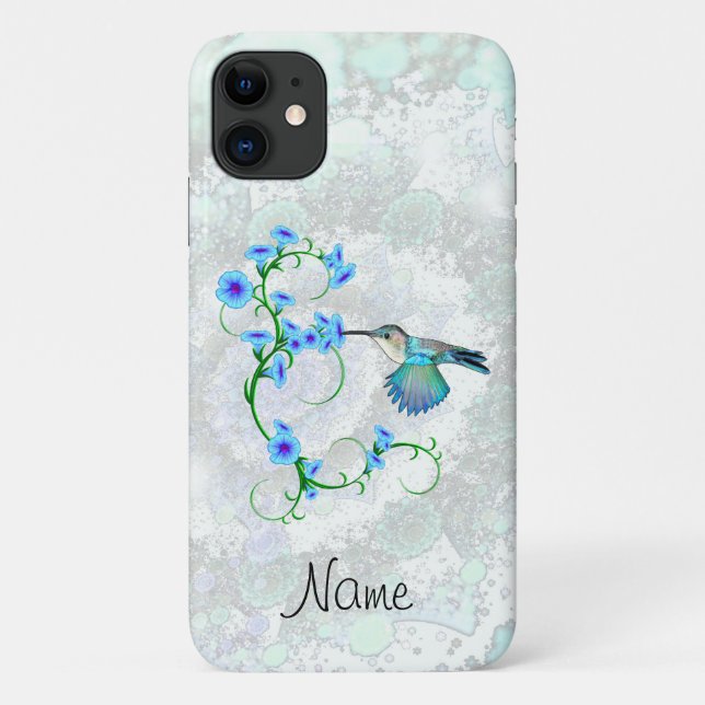 Hummingbird mit Blume Case-Mate iPhone Case (Rückseite)