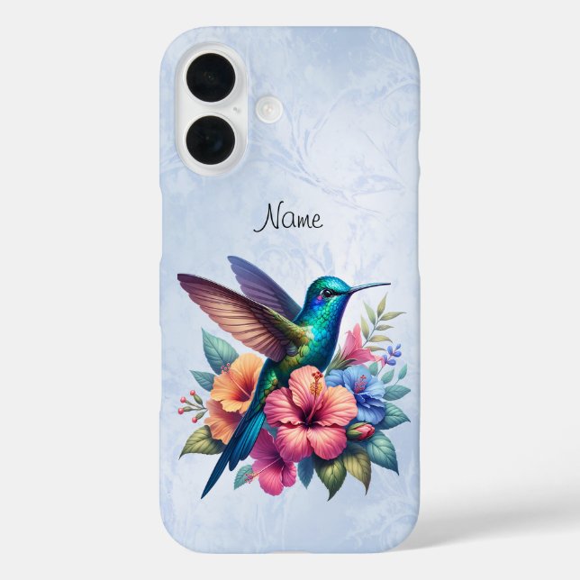 Hummingbird mit Blume Case-Mate iPhone Case (Rückseite)