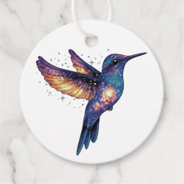 Hummingbird mit Sternenhimmel-Galaxy-Vogel Geschenkanhänger