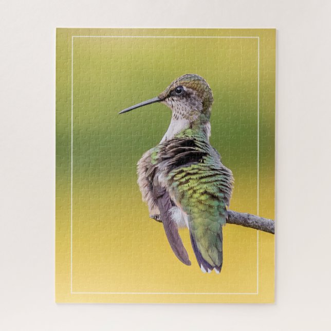 Hummingbird mit Warnhinweis (Vertikal)