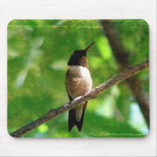 Hummingbird Morning Mousepad
