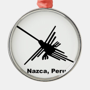 Hummingbird Nazca, Peru Silbernes Ornament
