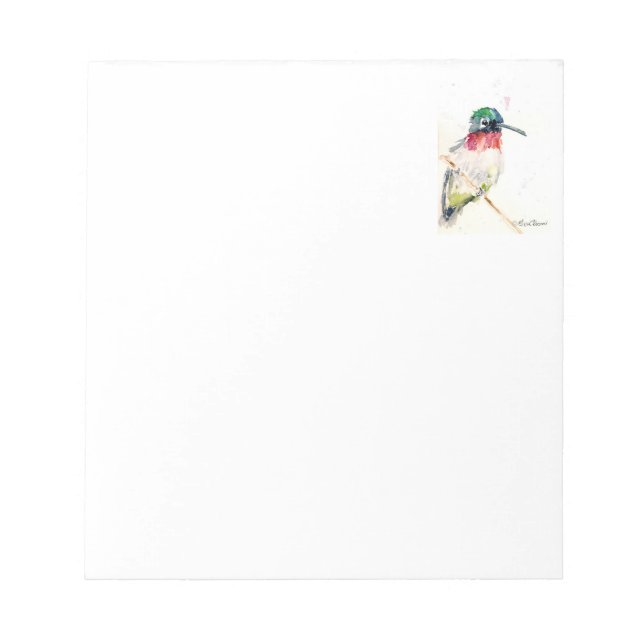 Hummingbird Note Pad Notizblock (Vorderseite)