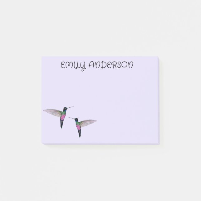 Hummingbird-Notes Post-it Klebezettel (Vorderseite)