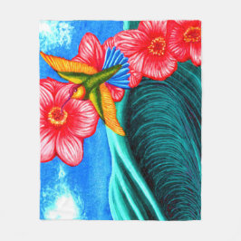 Hummingbird Ocean Fleecedecke