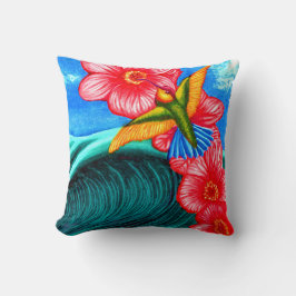 Hummingbird Ocean  Kissen