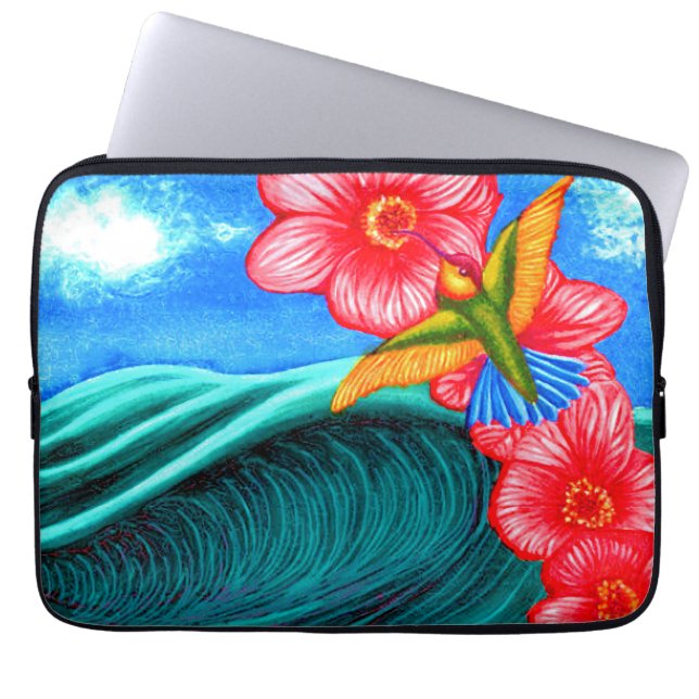 Hummingbird Ocean  Laptopschutzhülle (Vorderseite)