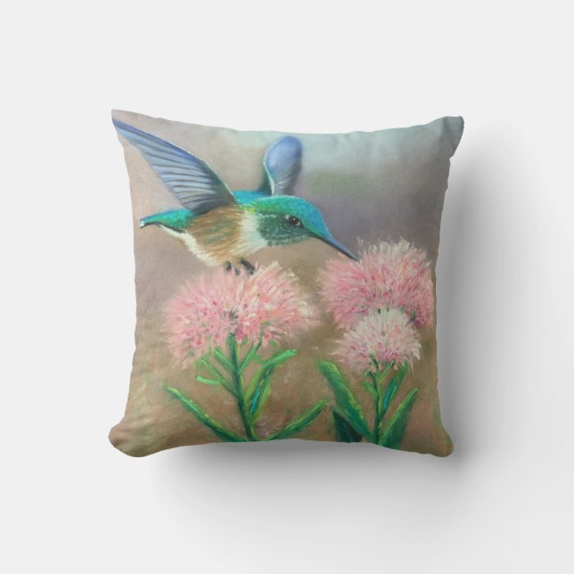 Hummingbird Outdoor Throw Kissen (Vorderseite)