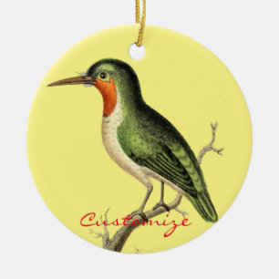 Hummingbird Perched Thunder_Cove Keramik Ornament