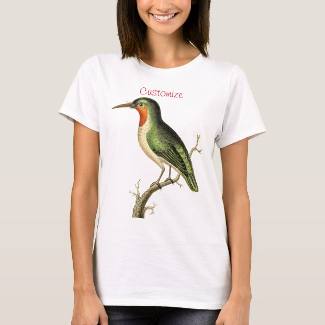 Hummingbird Perched Thunder_Cove T-Shirt (Vorderseite)