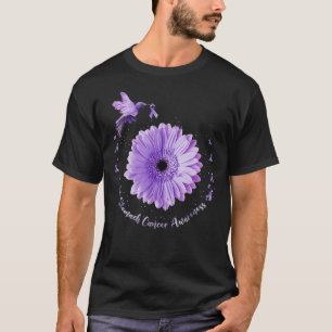 Hummingbird Periwinkle Sonnenblume Magenkrebs Aw T-Shirt