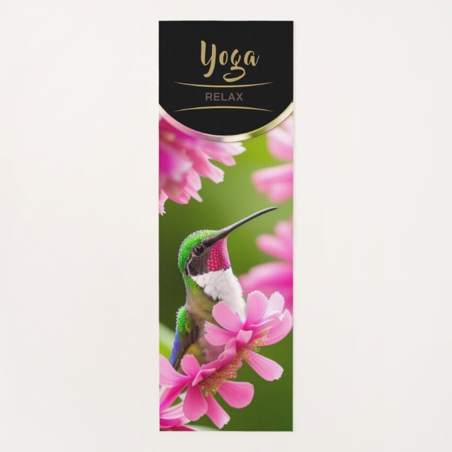 Hummingbird Petals - Yoga Mat Yogamatte (Vorderseite)