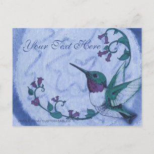 Hummingbird Postcard Postkarte