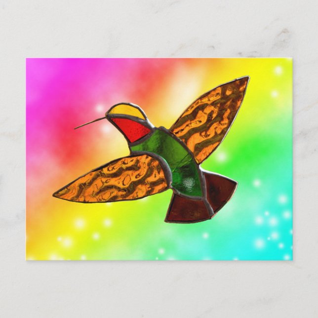HUMMINGBIRD POSTKARTE (Vorderseite)