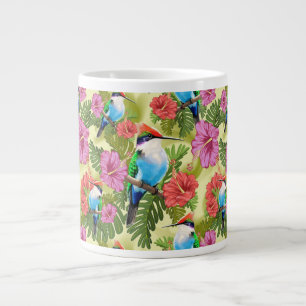 Hummingbird ruhen und H Custom Cut Vinyl Sticker Jumbo-Tasse
