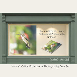 Hummingbird Sanctuary Professional Photography  Notizblock