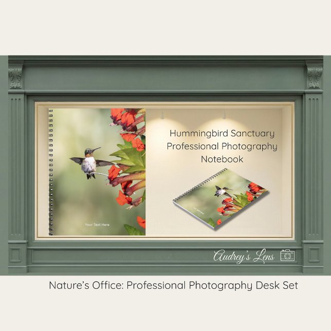 Hummingbird Sanctuary Professional Photography  Notizblock (Von Creator hochgeladen)