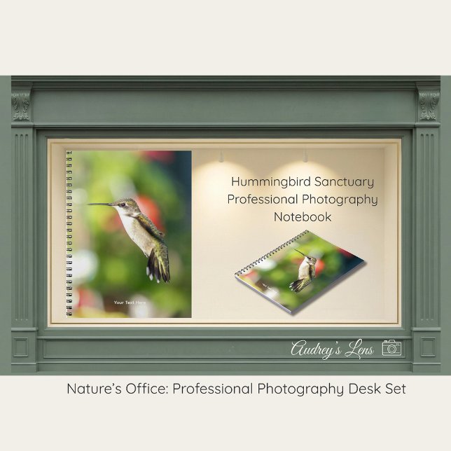 Hummingbird Sanctuary Professional Photography  Notizblock (Von Creator hochgeladen)