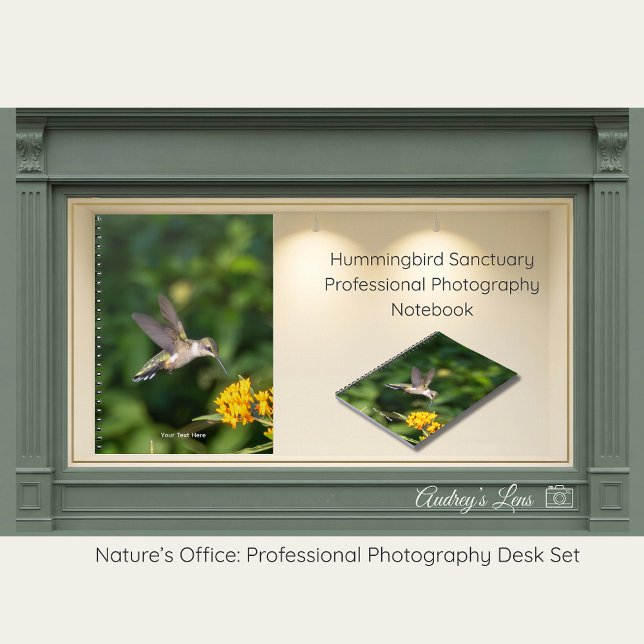 Hummingbird Sanctuary Professional Photography  Notizblock (Von Creator hochgeladen)