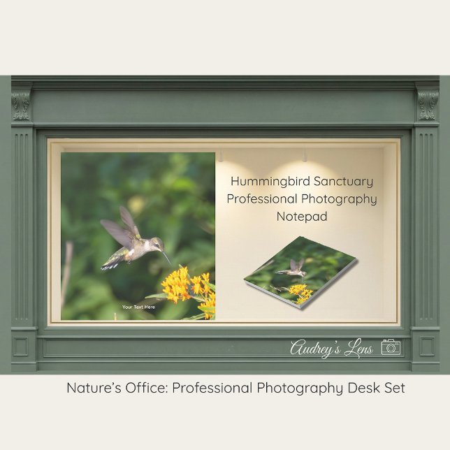 Hummingbird Sanctuary Professional Photography  Notizblock (Von Creator hochgeladen)
