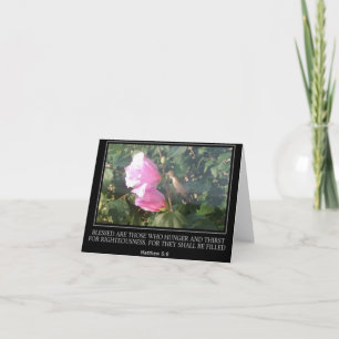 Hummingbird Scripting Note Card Karte