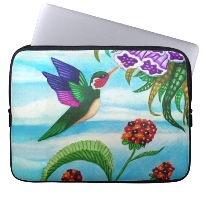 Hummingbird Skys Laptopschutzhülle (Vorderseite)