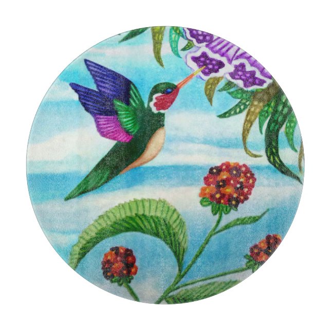 Hummingbird Skys Schneidebrett (Vorderseite)