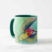 Hummingbird Smile par Lyric Rivera - Mug de café