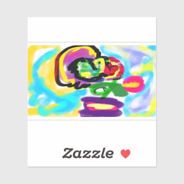 Hummingbird spring  aufkleber (Blatt)