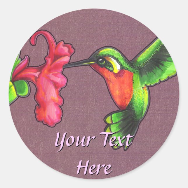 Hummingbird Stickers (Vorderseite)