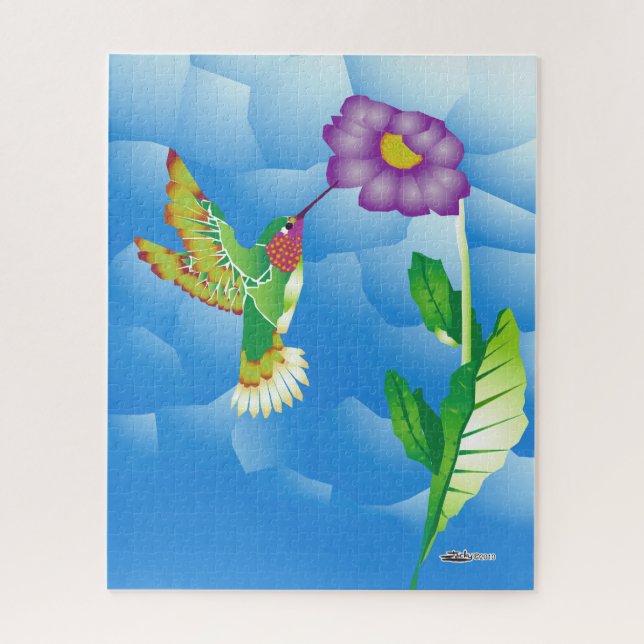 Hummingbird: stilisiert (Vertikal)